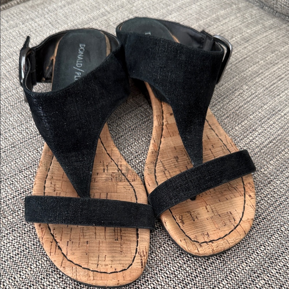 Donald J. Pliner Black Women's Sandals